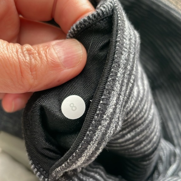 Lululemon Wunder Under 21" Crop Leggings Luon Variegated Knit Heathered - Picture 5 of 5